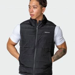 Muscle Nation Unisex Puffer Vest - Black 15 Muscle Nation Unisex Puffer Vest - Black