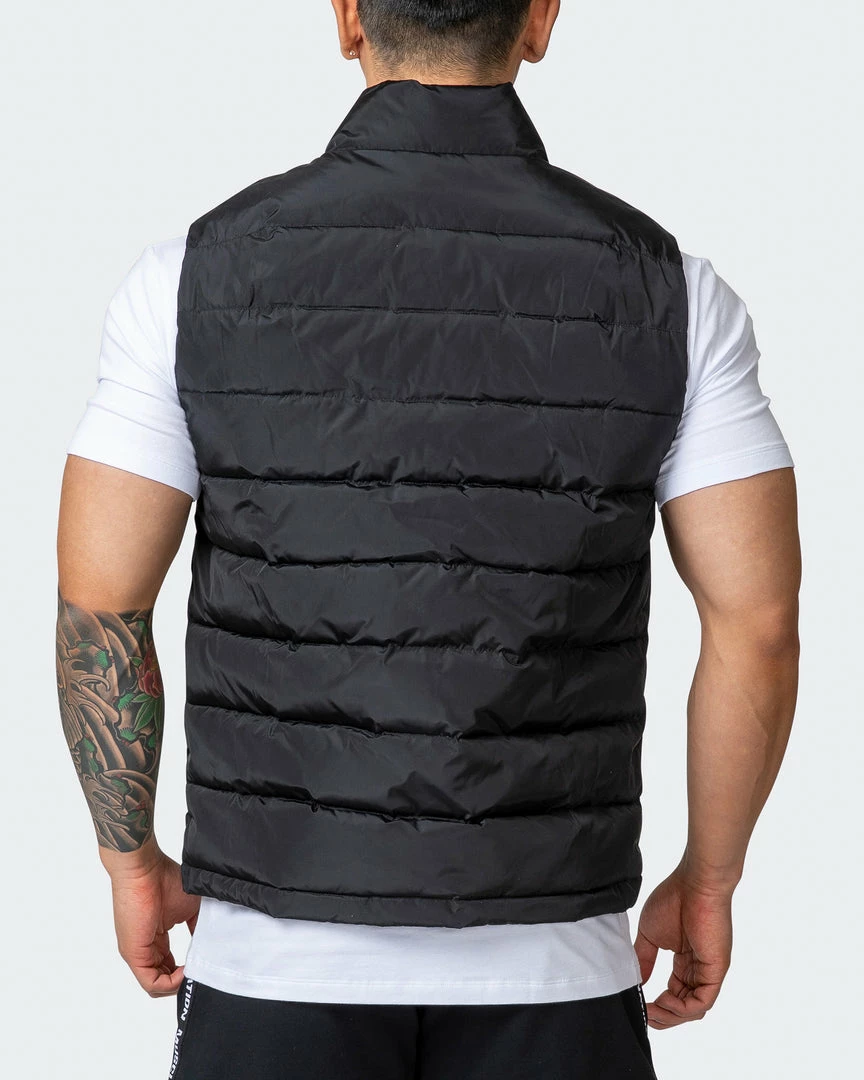 Muscle Nation Unisex Puffer Vest - Black 7 Muscle Nation Unisex Puffer Vest - Black