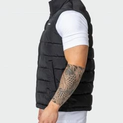 Muscle Nation Unisex Puffer Vest - Black 11 Muscle Nation Unisex Puffer Vest - Black