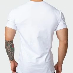 Muscle Nation Strike Tee - White Welcome To The Club