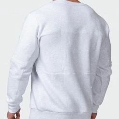 Muscle Nation Welcome To The Club Mens Lounge Jumper - White Marl 13 Muscle Nation Welcome To The Club Mens Lounge Jumper - White Marl