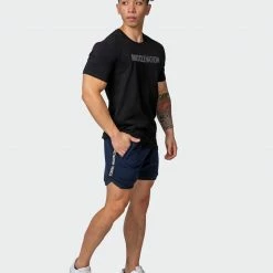 Muscle Nation Strike Tee - Black/Charcoal