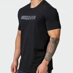 Muscle Nation Strike Tee - Black/Charcoal