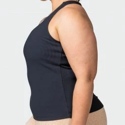 Muscle Nation Classic Rib Tank - Black Welcome To The Club 16 Muscle Nation Classic Rib Tank - Black Welcome To The Club