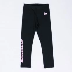 MN Sale Kids MN Leggings - Black With Pink
