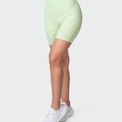 Muscle Nation Zero Rise Rib Bike Shorts - Minty Welcome To The Club