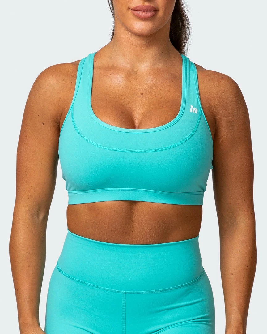 Muscle Nation Layer Up Bra - Aqua 30% EOFY SALE 4 Muscle Nation Layer Up Bra - Aqua 30% EOFY SALE