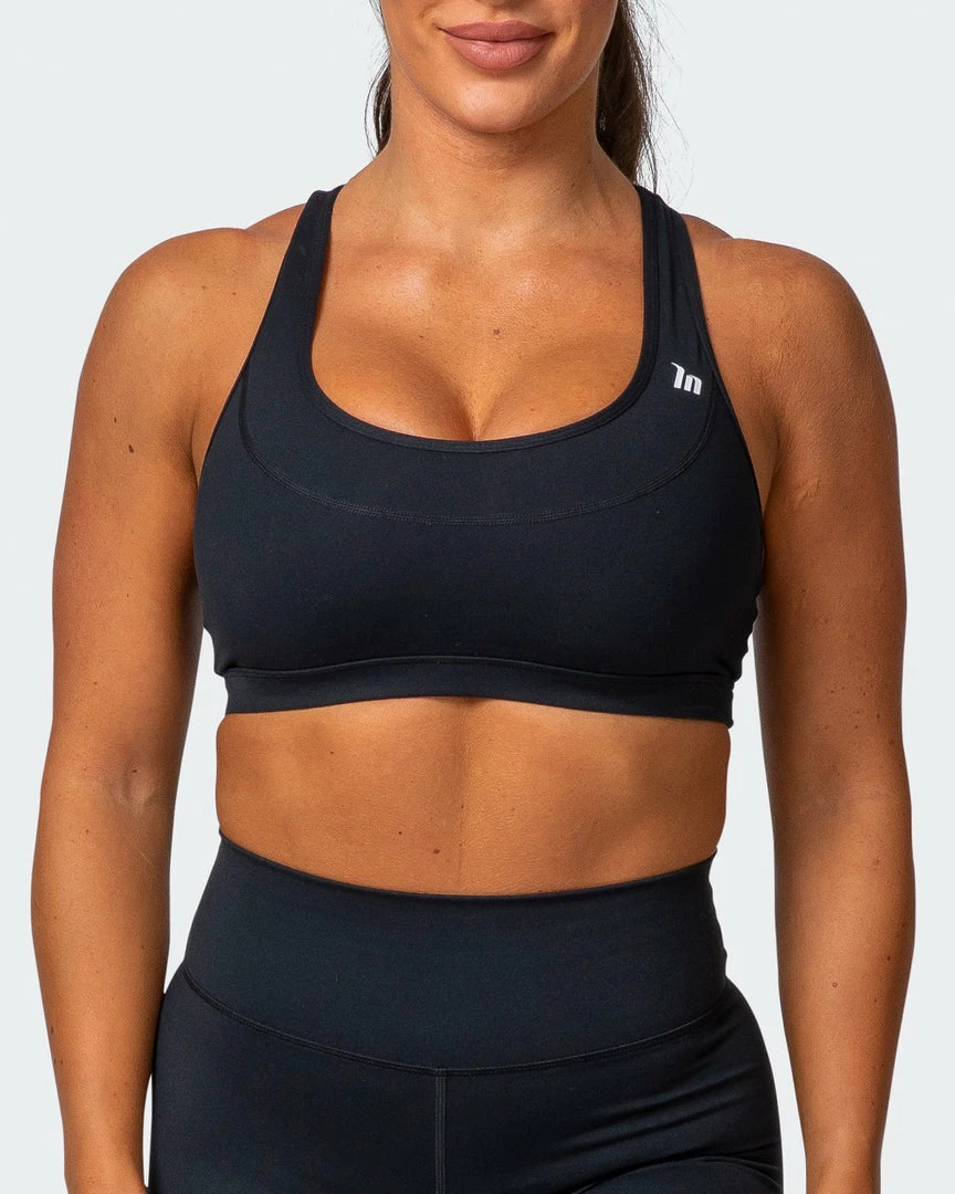 Muscle Nation Layer Up Bra - Black 4 Muscle Nation Layer Up Bra - Black