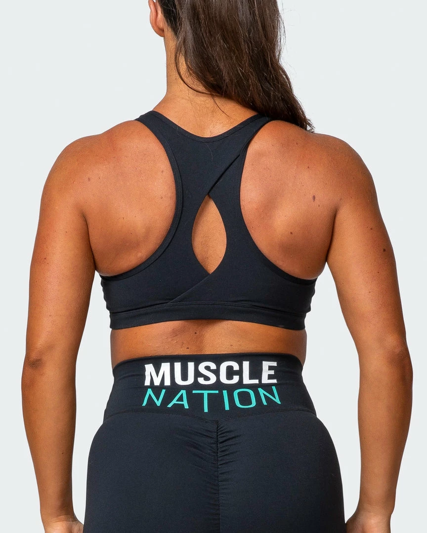 Muscle Nation Layer Up Bra - Black 8 Muscle Nation Layer Up Bra - Black