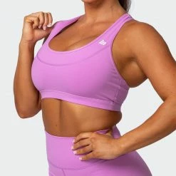 Muscle Nation Layer Up Bra - Orchid 30% EOFY SALE
