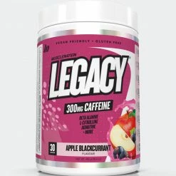 Muscle Nation LEGACY Pre Workout Energy - Apple Blackcurrant - 30 Serves 30% EOFY SALE