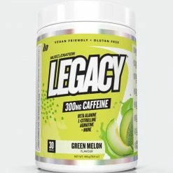 Muscle Nation LEGACY Pre Workout Energy - Green Melon - 30 Serves 30% EOFY SALE