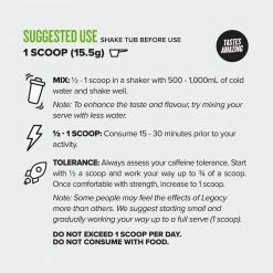 Muscle Nation LEGACY Pre Workout Energy - Green Melon - 30 Serves 30% EOFY SALE