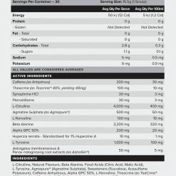 Muscle Nation LEGACY Pre Workout Energy - Green Melon - 30 Serves 30% EOFY SALE