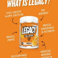 Muscle Nation LEGACY Pre Workout Energy - Orange Fizz - 30 Serves