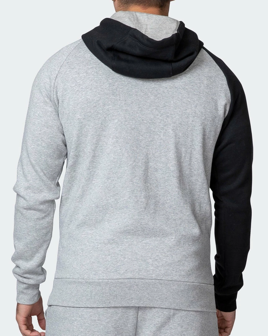 Muscle Nation Fast Break Hoodie - Light Grey Marl/Black Winter 6 Muscle Nation Fast Break Hoodie - Light Grey Marl/Black Winter