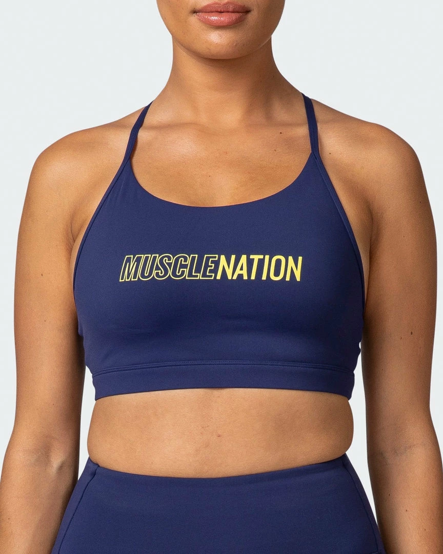 Muscle Nation Featured Limelight Bra - Indigo 5 Muscle Nation Featured Limelight Bra - Indigo