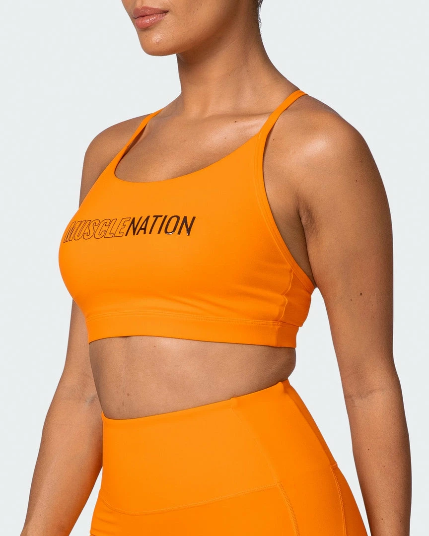 Muscle Nation Limelight Bra - Tiger 7 Muscle Nation Limelight Bra - Tiger