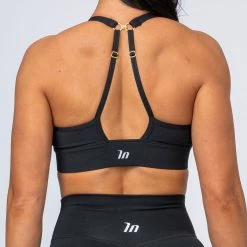 Muscle Nation Womens Locked & Loaded Bra - Black