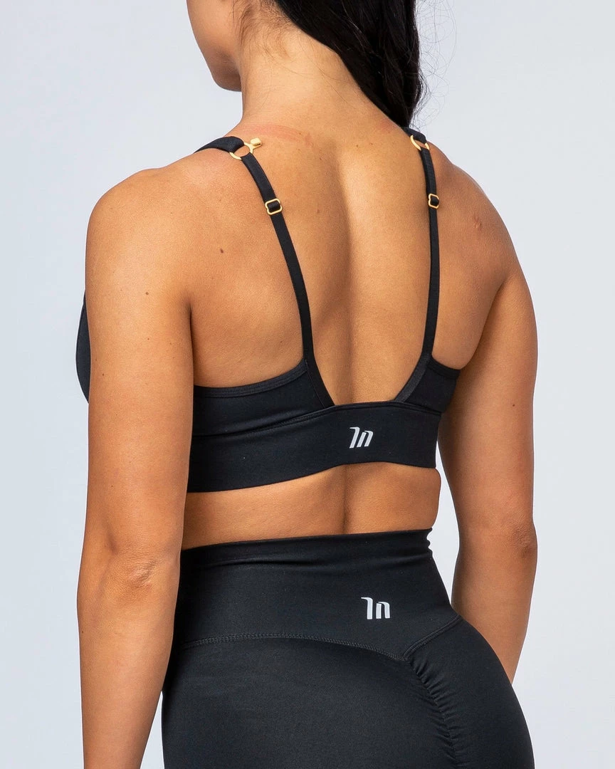 Muscle Nation Womens Locked & Loaded Bra - Black 9 Muscle Nation Womens Locked & Loaded Bra - Black