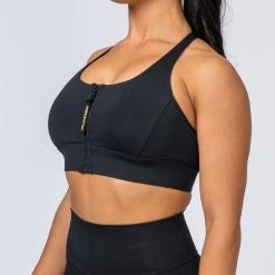 Muscle Nation Womens Locked & Loaded Bra - Black 18 Muscle Nation Womens Locked & Loaded Bra - Black
