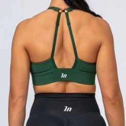 Muscle Nation Womens Locked & Loaded Bra - Moss