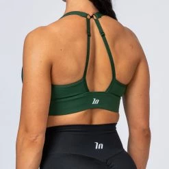 Muscle Nation Womens Locked & Loaded Bra - Moss