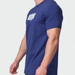 Muscle Nation Welcome To The Club Slash Tee - Dark Cobalt 12 Muscle Nation Welcome To The Club Slash Tee - Dark Cobalt