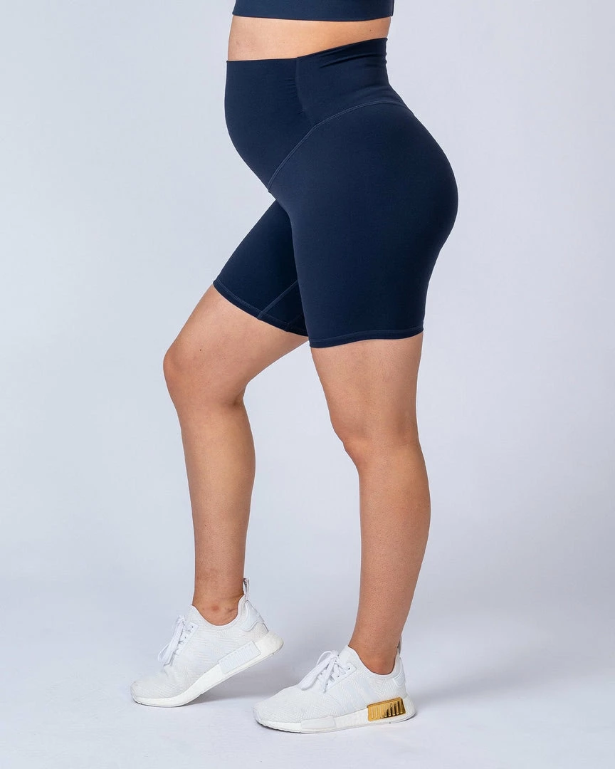 Muscle Nation 30% EOFY SALE Maternity Bike Shorts - Navy 3 Muscle Nation 30% EOFY SALE Maternity Bike Shorts - Navy