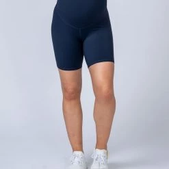 Muscle Nation 30% EOFY SALE Maternity Bike Shorts - Navy 9 Muscle Nation 30% EOFY SALE Maternity Bike Shorts - Navy