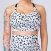 Muscle Nation 30% EOFY SALE Maternity Bra - Snow Leopard