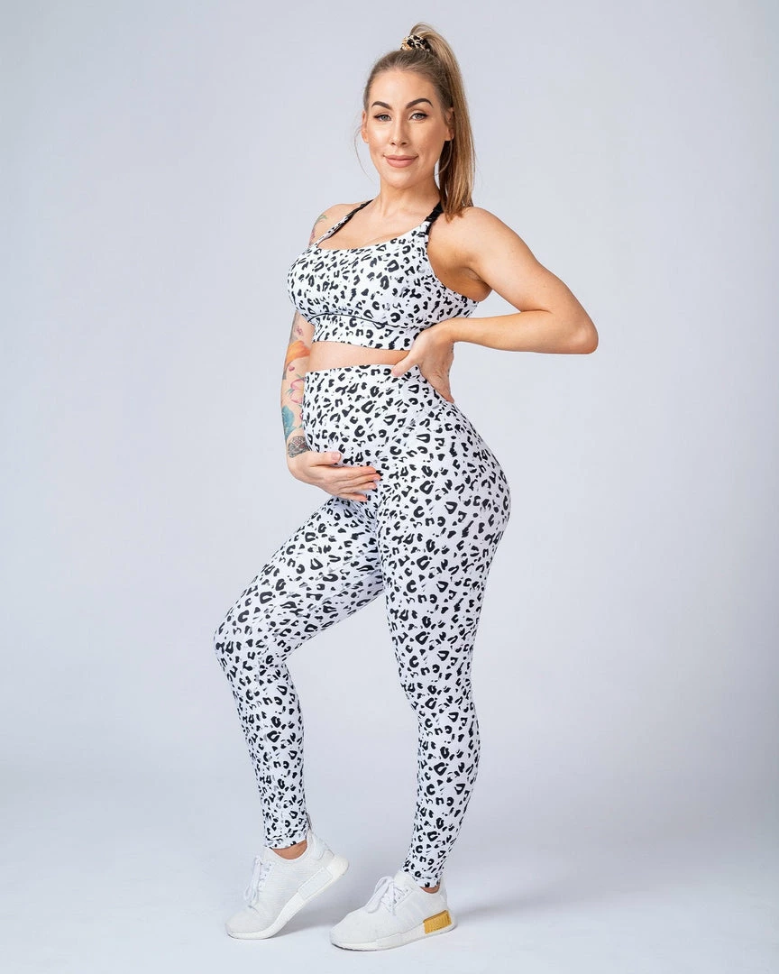 Muscle Nation 30% EOFY SALE Maternity Bra - Snow Leopard 10 Muscle Nation 30% EOFY SALE Maternity Bra - Snow Leopard