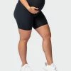 Muscle Nation Maternity Everyday Bike Short - Black 1 Muscle Nation Maternity Everyday Bike Short - Black