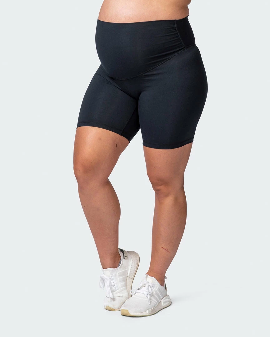 Muscle Nation Maternity Everyday Bike Short - Black 6 Muscle Nation Maternity Everyday Bike Short - Black