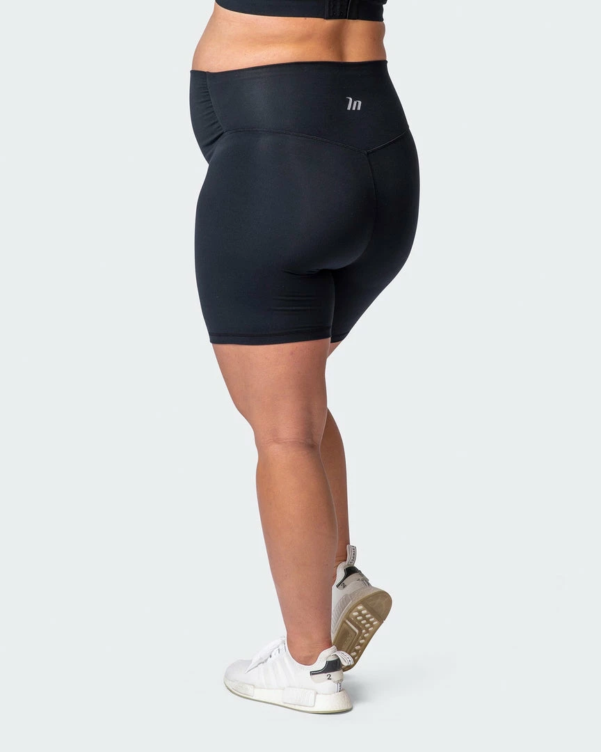 Muscle Nation Maternity Everyday Bike Short - Black 8 Muscle Nation Maternity Everyday Bike Short - Black
