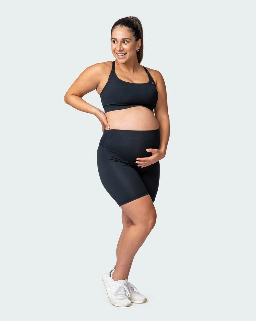 Muscle Nation Maternity Everyday Bike Short - Black 10 Muscle Nation Maternity Everyday Bike Short - Black