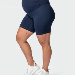 Muscle Nation Maternity Everyday Bike Short - Navy