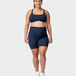 Muscle Nation Maternity Everyday Bike Short - Navy