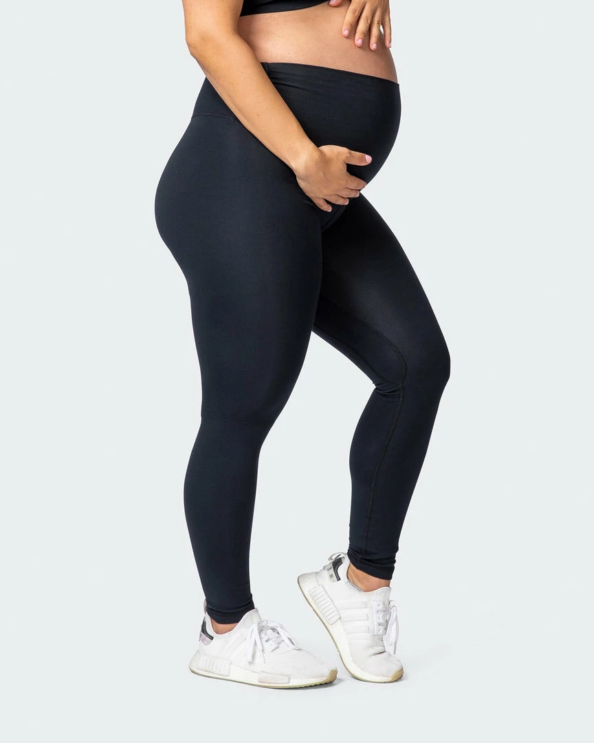 Muscle Nation Maternity Everyday Leggings - Black 3 Muscle Nation Maternity Everyday Leggings - Black