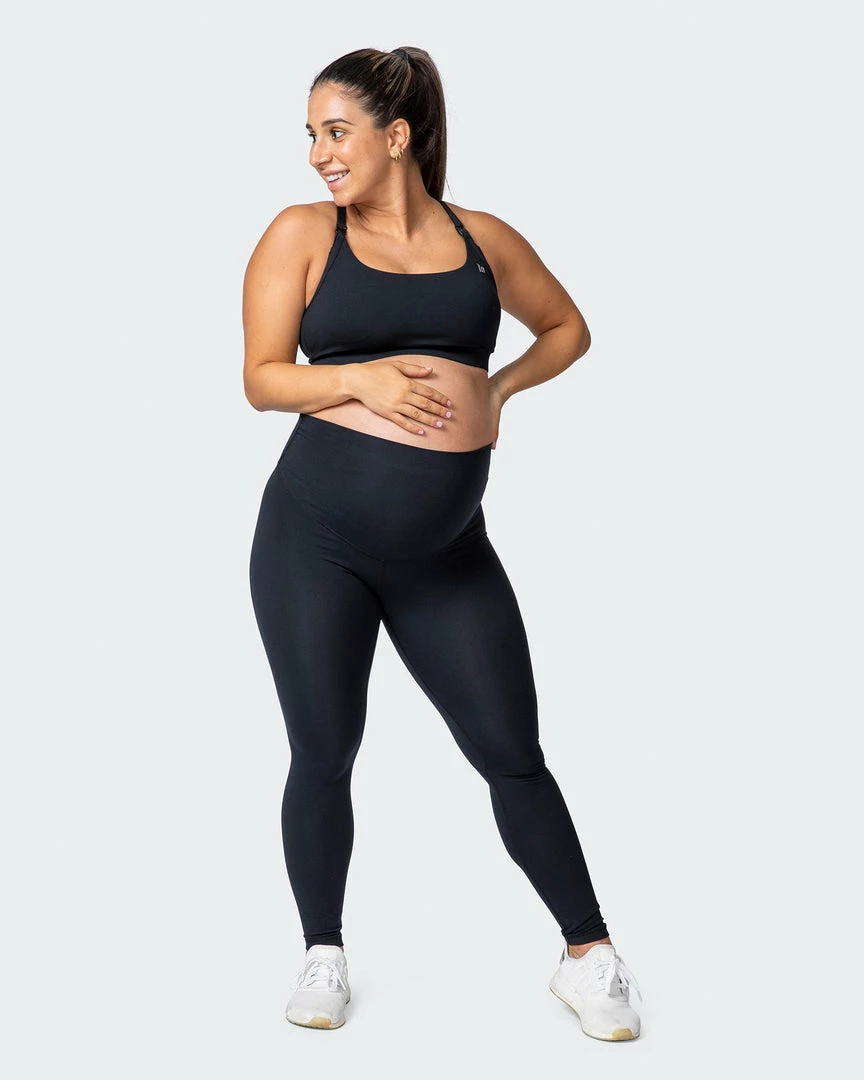 Muscle Nation Maternity Everyday Leggings - Black 10 Muscle Nation Maternity Everyday Leggings - Black