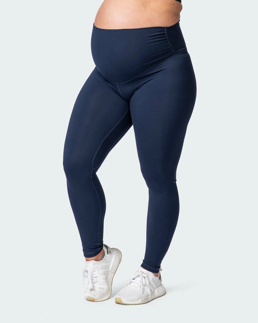 Muscle Nation Maternity Everyday Leggings - Navy 30% EOFY SALE 3 Muscle Nation Maternity Everyday Leggings - Navy 30% EOFY SALE