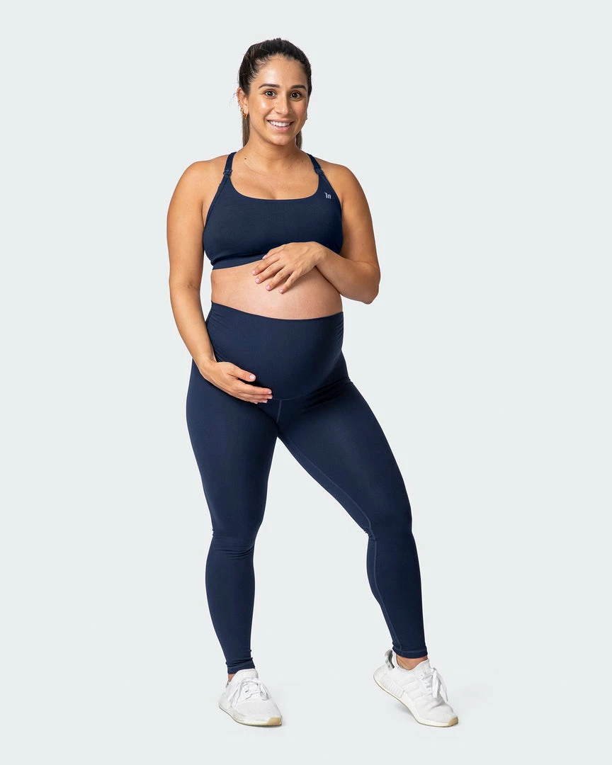 Muscle Nation Maternity Everyday Leggings - Navy 30% EOFY SALE 4 Muscle Nation Maternity Everyday Leggings - Navy 30% EOFY SALE