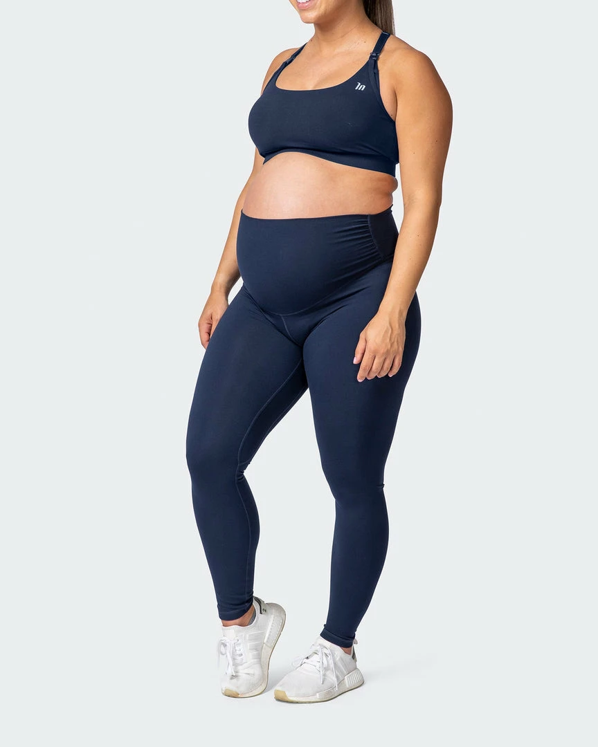 Muscle Nation Maternity Everyday Leggings - Navy 30% EOFY SALE 8 Muscle Nation Maternity Everyday Leggings - Navy 30% EOFY SALE
