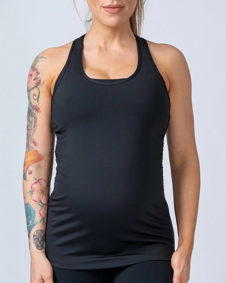 Muscle Nation Maternity Tank - Black Womens 6 Muscle Nation Maternity Tank - Black Womens