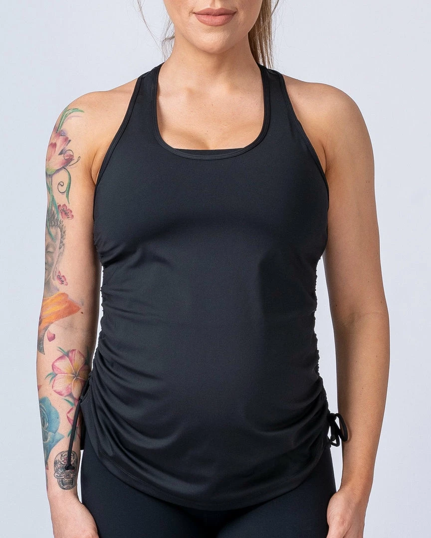 Muscle Nation Maternity Tank - Black Womens 8 Muscle Nation Maternity Tank - Black Womens
