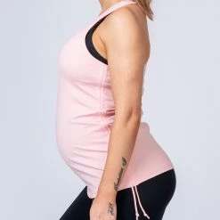 Muscle Nation Maternity Tank - Pink Womens