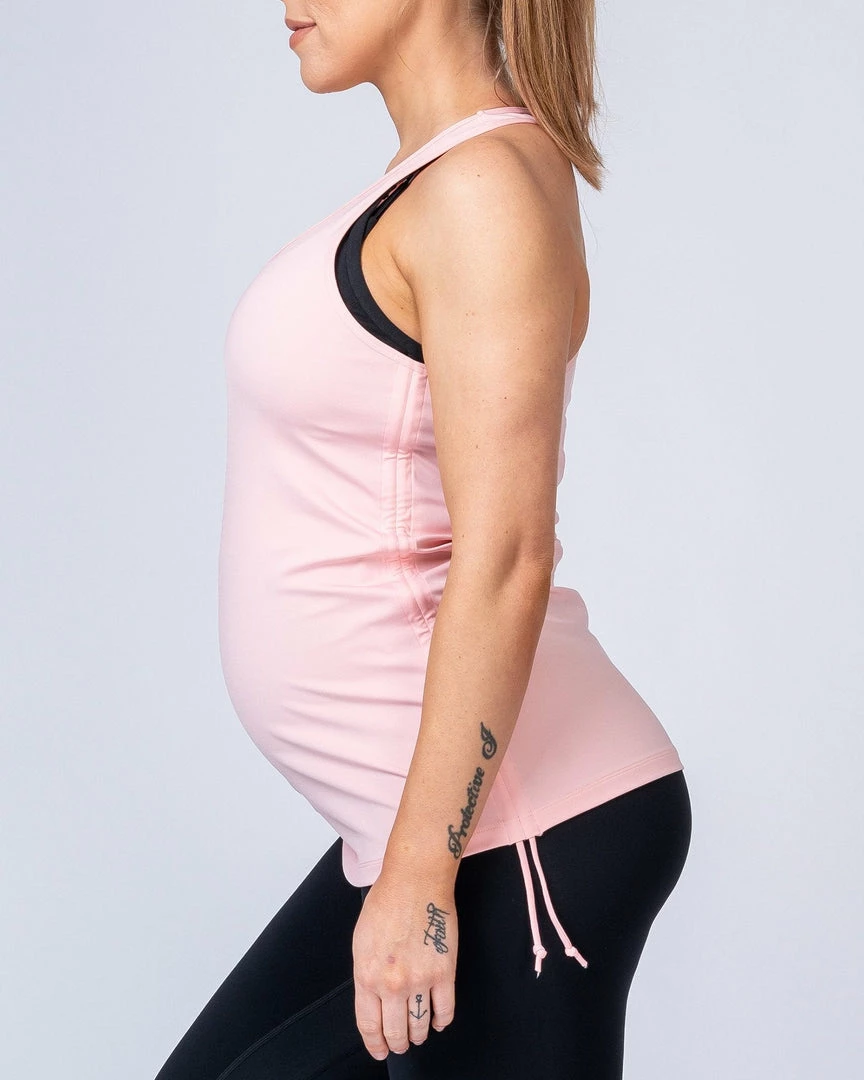 Muscle Nation Maternity Tank - Pink Womens 3 Muscle Nation Maternity Tank - Pink Womens