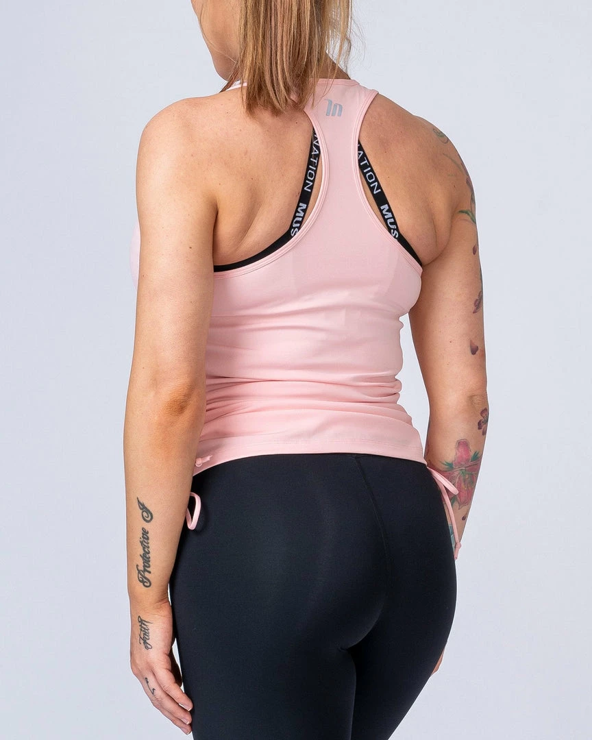 Muscle Nation Maternity Tank - Pink Womens 4 Muscle Nation Maternity Tank - Pink Womens