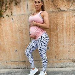 Muscle Nation Maternity Tank - Pink Womens 15 Muscle Nation Maternity Tank - Pink Womens