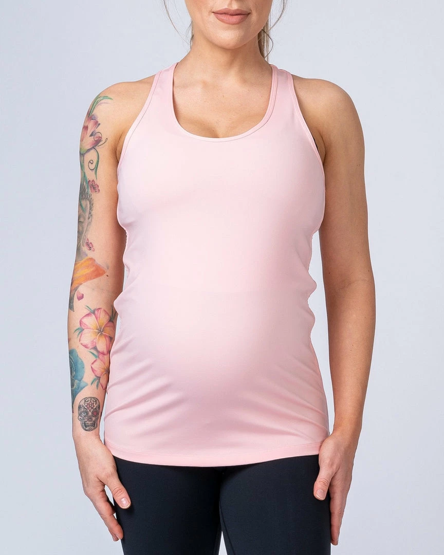 Muscle Nation Maternity Tank - Pink Womens 6 Muscle Nation Maternity Tank - Pink Womens